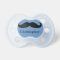 Funny Personalized Blue Moustache Pacifier