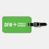 Funny Personalized Bright Green Travel Lover