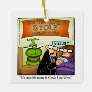 Funny Personalized Christmas Ornament Gift