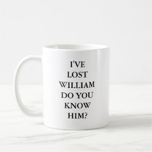 Funny Personalized Comic Book Lost Coffee Mug