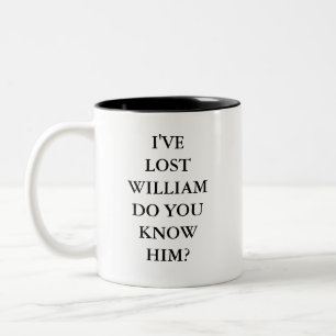Funny Personalized Comic Book  Two-Tone Coffee Mug