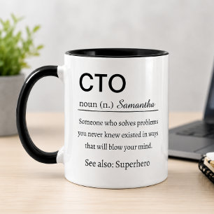 Funny Personalized CTO Definition Mug