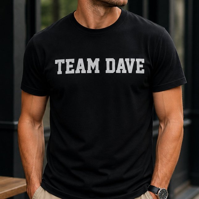Funny Personalized Custom Team Dave Birthday  T-Shirt (Creator Uploaded)