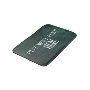 Funny Personalized Custom Your Own Photo & Text Ba Bath Mat
