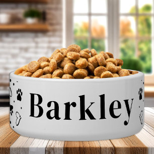 Funny Personalized Dog Dish Pet Bowl