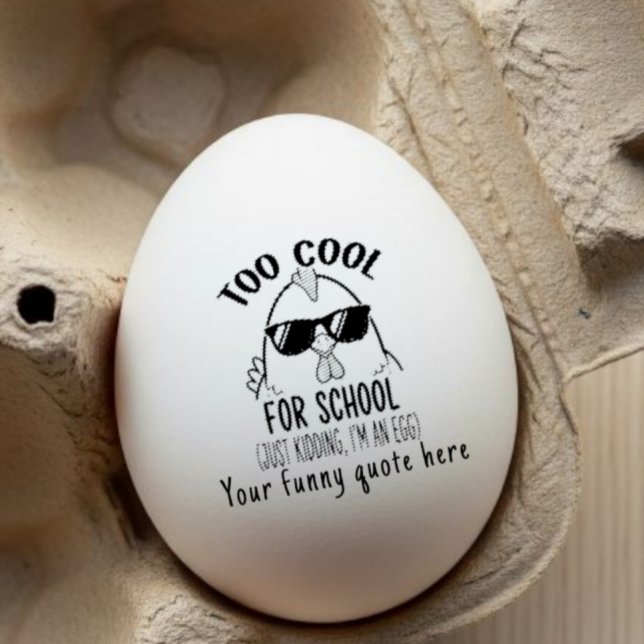  Funny personalized egg stamp, funny custom fresh  Rubber Stamp (Creator Uploaded)