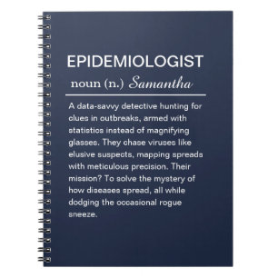 Funny Personalized Epidemiologist Definition Notebook