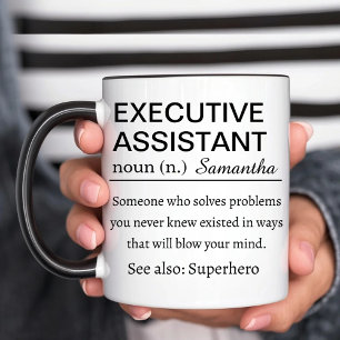 Funny Personalized Executive Assistant Definition Mug