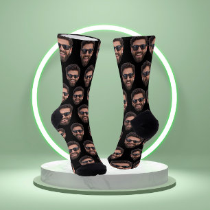 Funny Personalized Face Photo Crew Socks