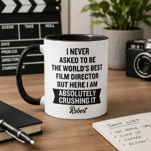 Funny Personalized Film Director Mug