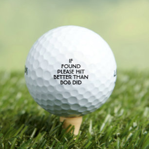Funny Personalized Golf Balls