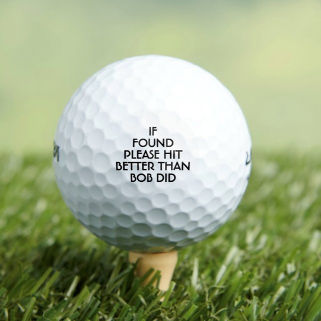 Funny Personalized Golf Balls (Creator Uploaded)