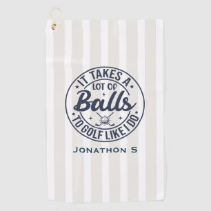 Funny Personalized Golf Towel
