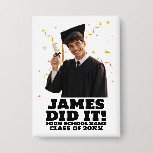 Funny Personalized Graduation Party Custom Photo