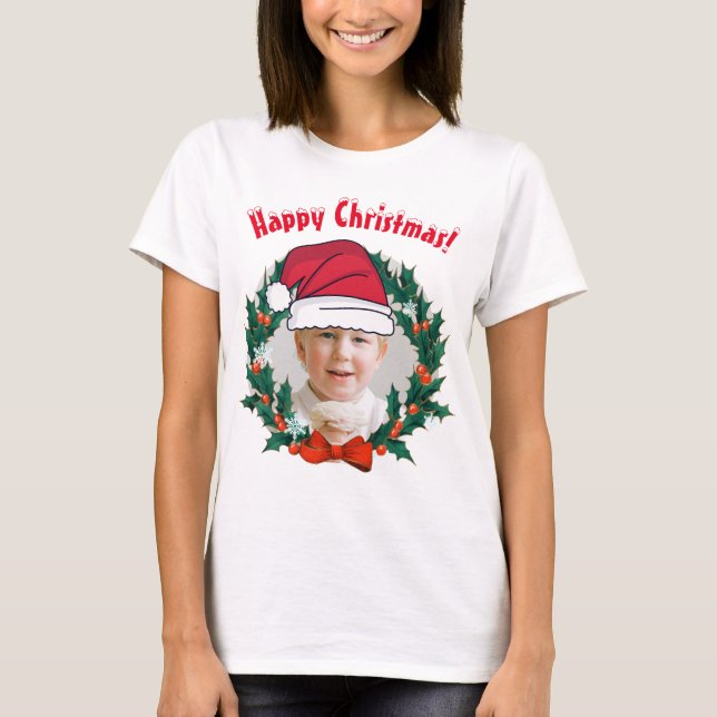 Funny personalized Happy Xmas. T-Shirt (Front)