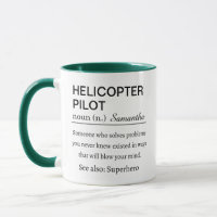 Funny Personalized Helicopter Pilot Definition