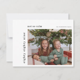 Funny Personalized Holiday Photo Greeting Card