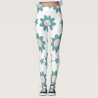 Funny personalized leggings floral styles.