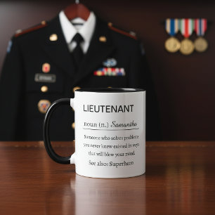 Funny Personalized Lieutenant Definition Mug