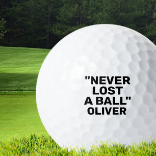 Funny Personalized Lost Golf Balls