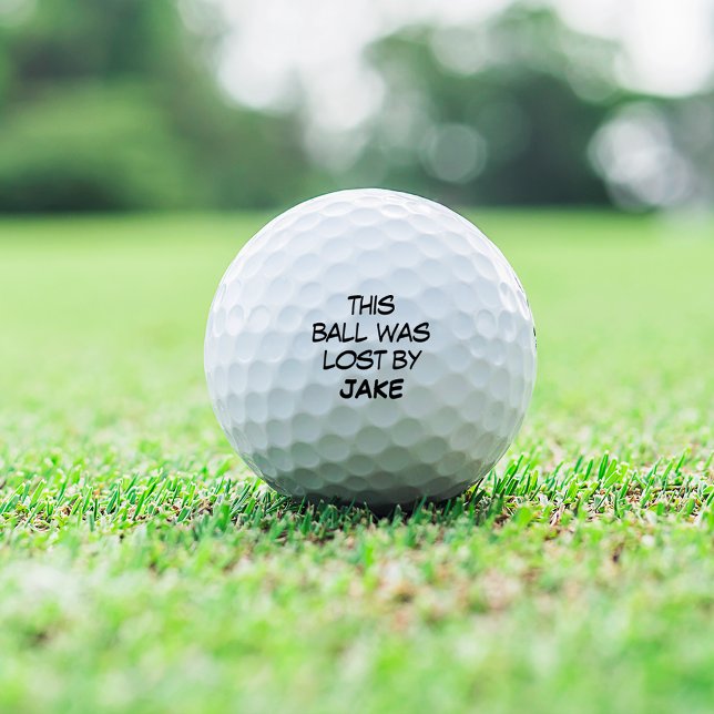 Funny Personalized Lost Golf Balls (Creator Uploaded)