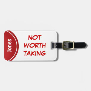 Funny Personalized Luggage Tags