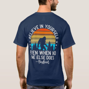 Funny Personalized Message Big Foot T-Shirt