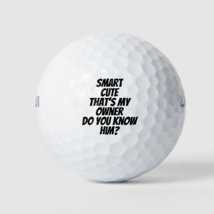 Funny Personalized message name Golf Balls