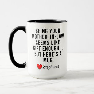 Funny Personalized Mother In Law Mug