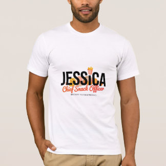Funny Personalized Name – Chief Snack Officer T-Shirt