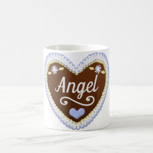 Funny Personalized Name Gingerbread Cookies Heart Coffee Mug