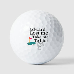 Funny Personalized Name Golf Ball