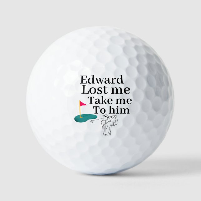 Funny Personalized Name Golf Ball (Front)
