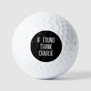 Funny Personalized Name Golf Balls