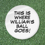 Funny Personalized Name Golf Magnet<br><div class="desc">Personalize to create unique golf gift. Designed by Thisisnotme©</div>