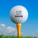 Funny Personalized Name Lost Golf Balls<br><div class="desc">Funny personalized name lost golf ball.</div>