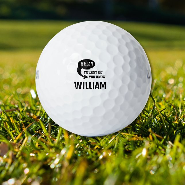 Funny personalized name unique golf ball  (Creator Uploaded)