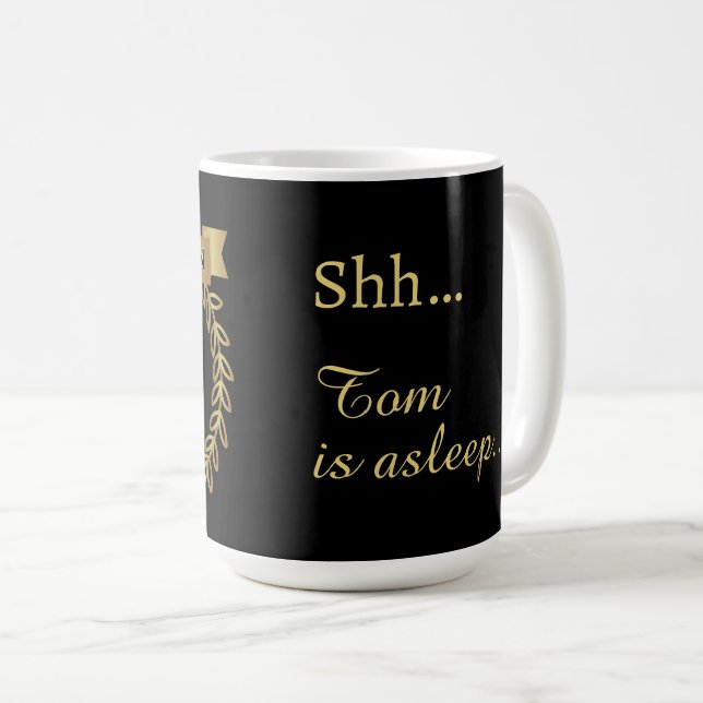 Funny Personalized Nap Champion (Customizable) Mug (Devant droit)