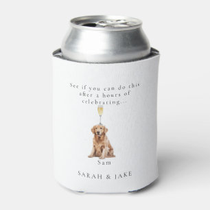 Funny Personalized Pet Wedding Favour Can Cooler