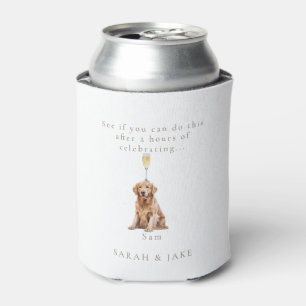 Funny Personalized Pet Wedding Favour II Can Cooler
