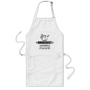 Funny Personalized Pig Long Apron