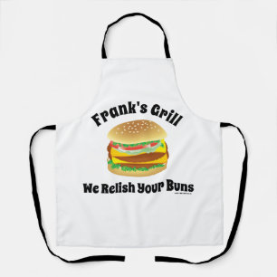 Funny Personalized Relish Your Buns BBQ Apron