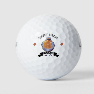Funny Personalized Sweet Birdie Golf Balls