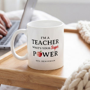 Funny Personalized Teacher Appreciation Gift Mug