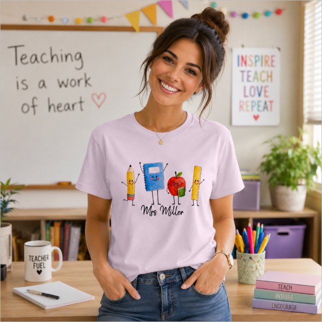 Funny Personalized Teacher T-Shirt (Creator Uploaded)