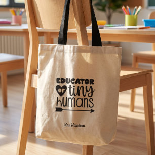 Funny personalized Teacher's gift Tote Bag
