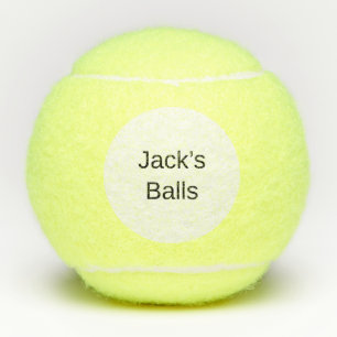 Funny Personalized Tennis Balls