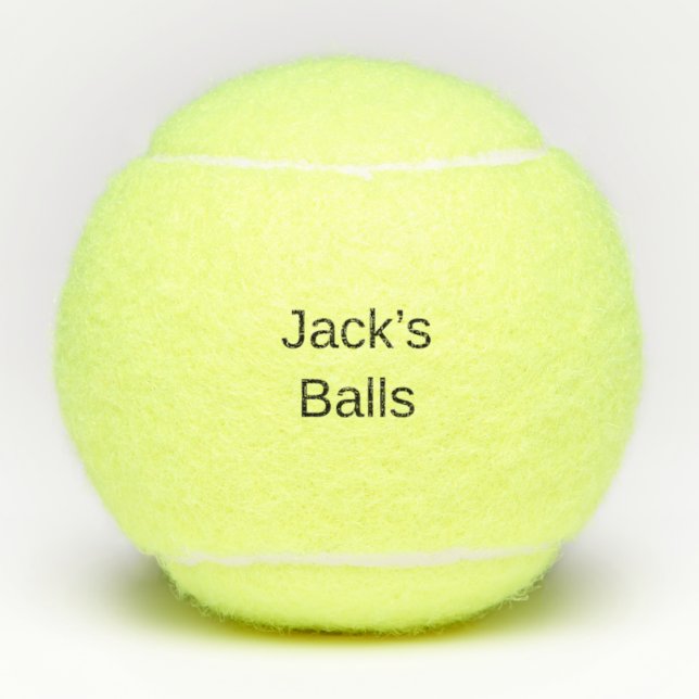 Funny Personalized Tennis Balls (Front)