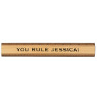 Funny personalized You rule wooden ruler