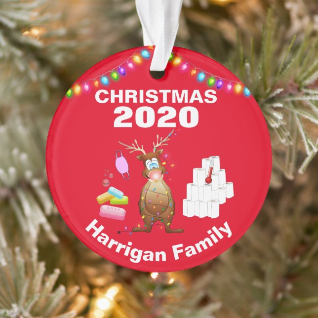 Funny Personnalisé 2020 Covid Christmas Tree (Arbre)